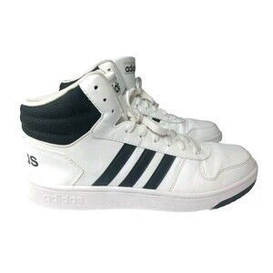 adidas Hoops 2.0 Men's Shoes Size 12 Mid White Black FY8617 Release Yr 2020